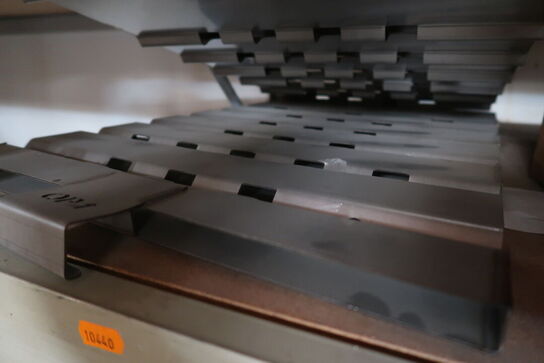 2 stk. Varmeskjold for flammegrill øverst Marshall Air 390mm bred