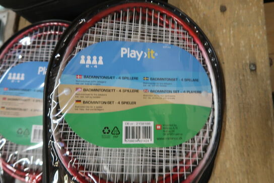 2 pk. Play>it Badmintonsæt