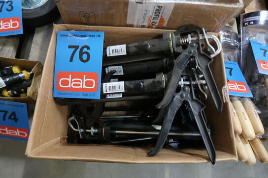 9 stk. Fugepistoler