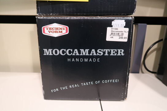 2 stk. Moccamaster glaskande klar glas 1,25 liter