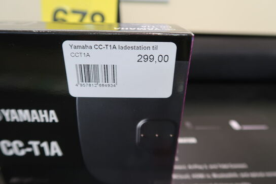 2 stk. Yamaha CCT1A opladningsdock (sort)