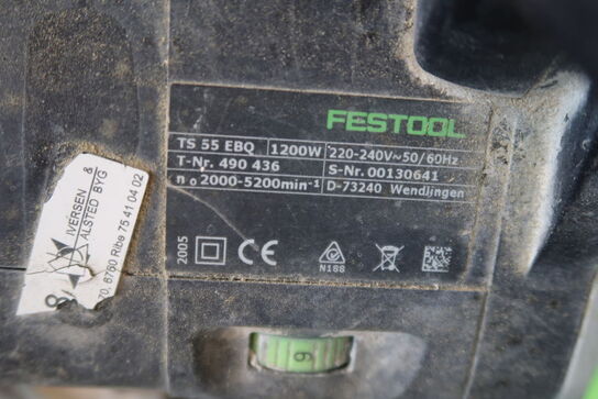 Dyksav Festool TS 55 EBQ-Plus (DEFEKT)