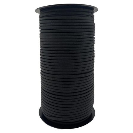 Faldskærmsline Paracord 550 100M Sort
