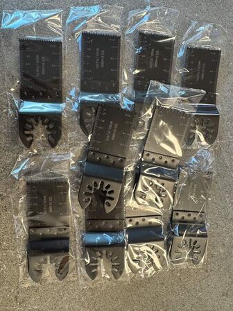 2 stk. 10-pak multimaskineklinger til træ og plastik