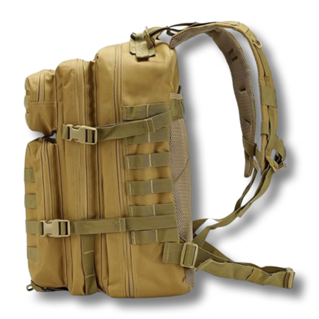 Taktisk rygsæk 45L vandtæt sand/ørken