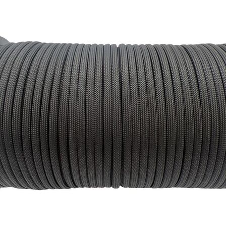 Faldskærmsline Paracord 550 100M Sort