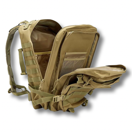 Taktisk rygsæk 45L vandtæt sand/ørken