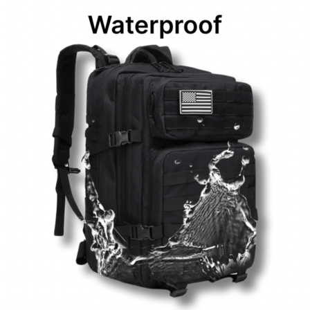 Taktisk rygsæk 45L vandtæt sand/ørken