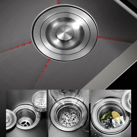 Multifunktionel vask med armatur