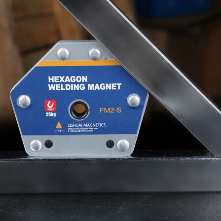 5 stk. Hexagon svejsemagnet FM2-S – 25 kg trækkraft (30° / 45° / 60°)