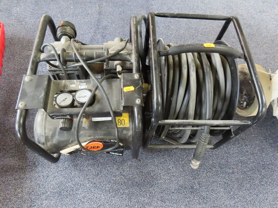 Kompressor og slange TJEP