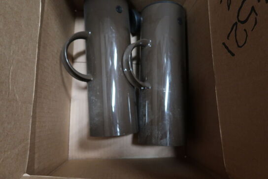 2 stk. Brugt Termokande dark mocha 1 ltr EM77 Stelton