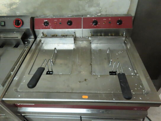 Elektrisk dobbelt friture, EUROTEC EF12+12S (Defekt)