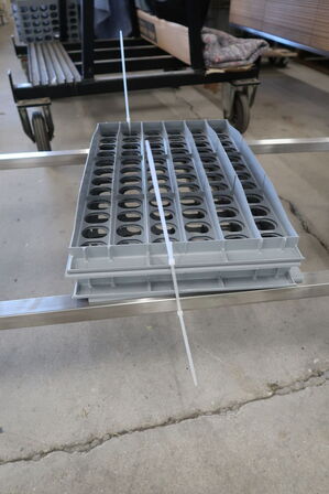 Rustfri stålbord 140x65xH90cm