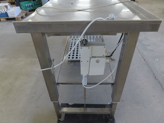 Hæve/sænke bord med vask