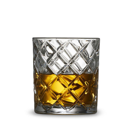 6 stk. Lyngby glas Diamond whiskyglas 35 cl