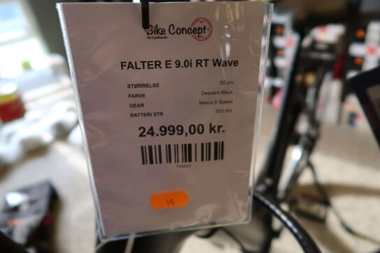 Elcykel FALTER E 9.0i RT Wave med batteri uden lader