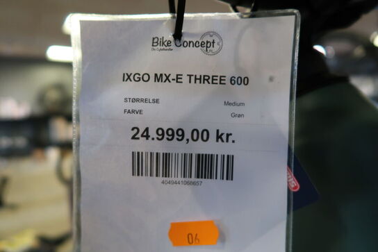 Elmountainbike IXGO MX-E Three 600 med batteri uden lader