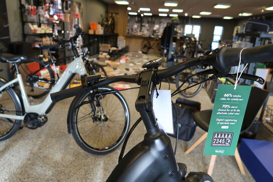 Elcykel FALTER E 9.0i RT Wave med batteri uden lader