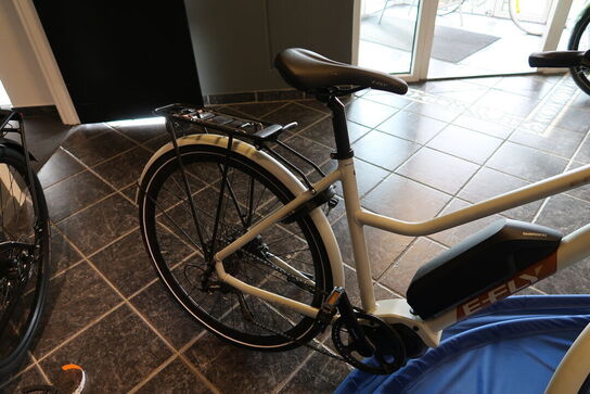 Elcykel E-FLY Pace S9 Dame Oliven/Mat/Brun med batteri uden lader