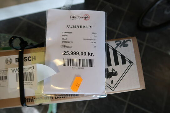 Elcykel FALTER E 9.3 RT med batteri og lader