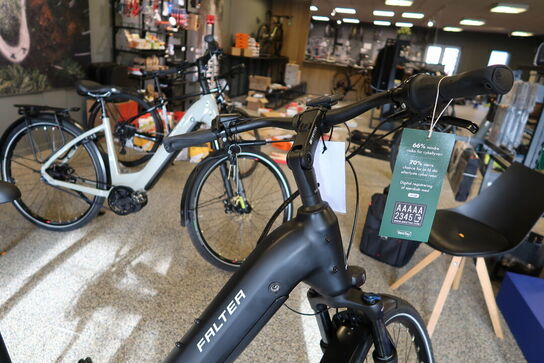 Elcykel FALTER E 9.0i RT Wave med batteri uden lader