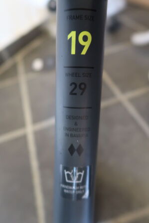 Cykelstel CUBE Cmpt Arg