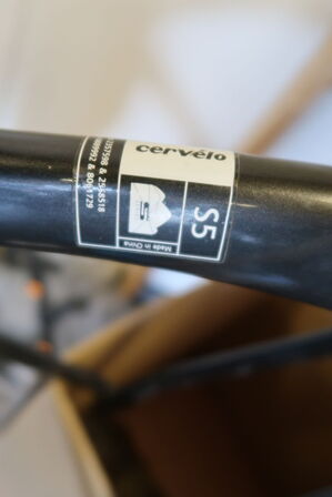 Cykelstel CERVELO S5 med forgaffel CERVELO 