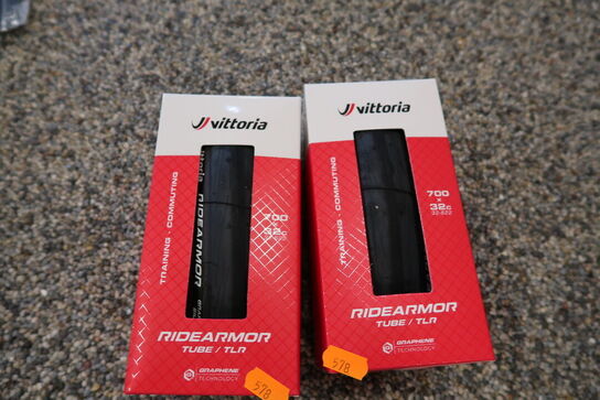 2 pakker dæk VITTORIA Ridearmor Tube/TLR