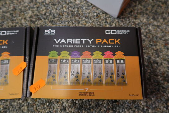 2 pakker energy gels SIS