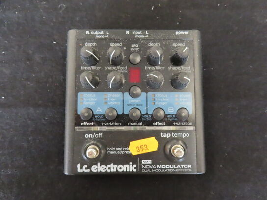 Guitarpedal - Nova modulator NM-1 - TC ELECTRONIC