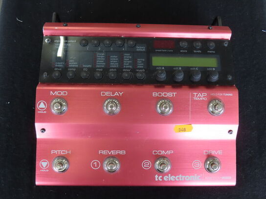 Guitarpedal - Nova system limited - TC ELECTRONIC