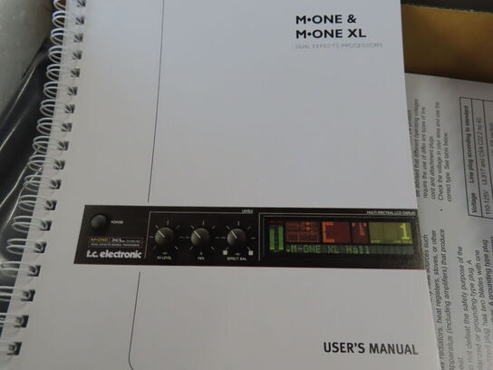 Effektprocessor - M-One XL Dual - TC ELECTRONIC