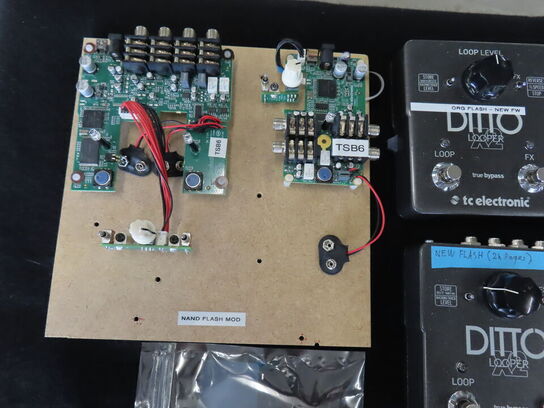 Ditto Looper X2 - prototype serie fra udviklingsprocess