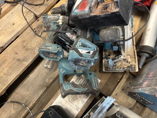 5 stk. elværktøj MAKITA 