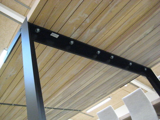 2 sæt sorte metal ben til Zilas spisebord