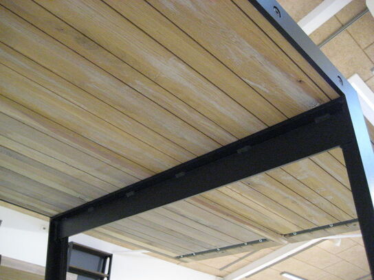 2 sæt sorte metal ben til Zilas spisebord