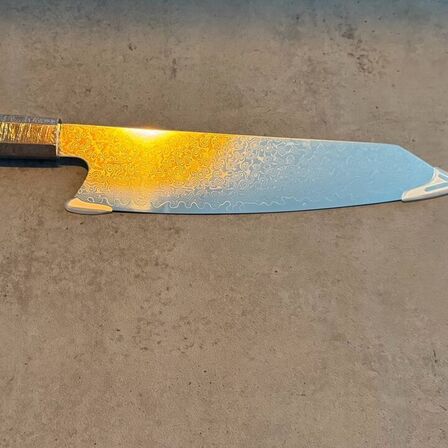 2 stk. Kokkekniv - Ottekantet Wa-håndtag