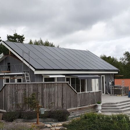 Komplet 6KW Solcelleanlæg med monteringsbeslag