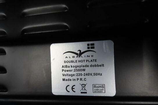 Dobbelt kogeplade ALBALINE