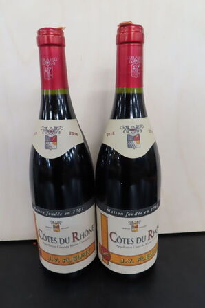 2 fl. Rødvin COTES DU RHÔNE 750ml
