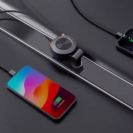 Mobiltilbehør Biladapter 69W Udtrækkelig