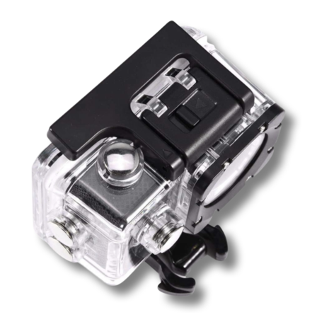 2 stk. Action Camera 1080P Vandtæt med tilbehør - sølv