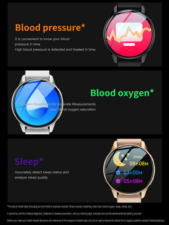 Smartwatch PRO – Pulsmåler, sportstilstande og magnetisk opladning