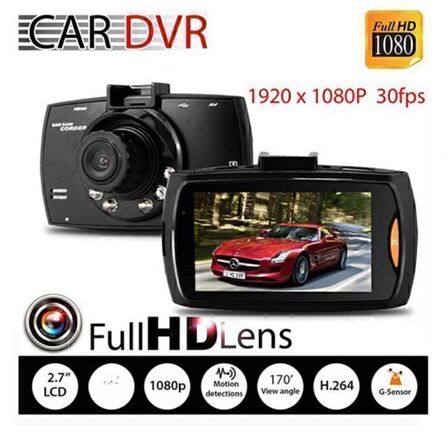 G30 Dashcam 170° vidvinkel med G-Sensor