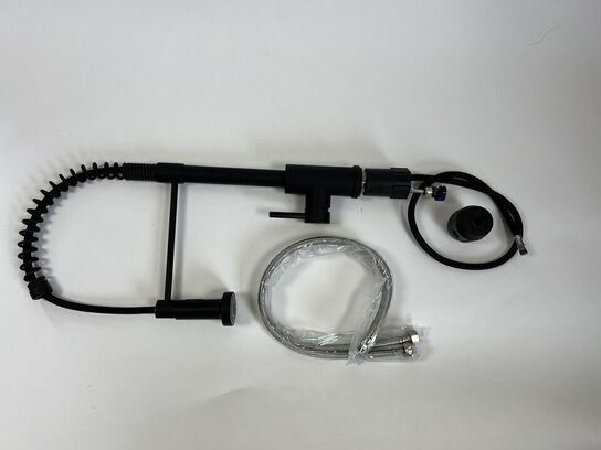 Køkkenarmatur med udtrækstud - Sort