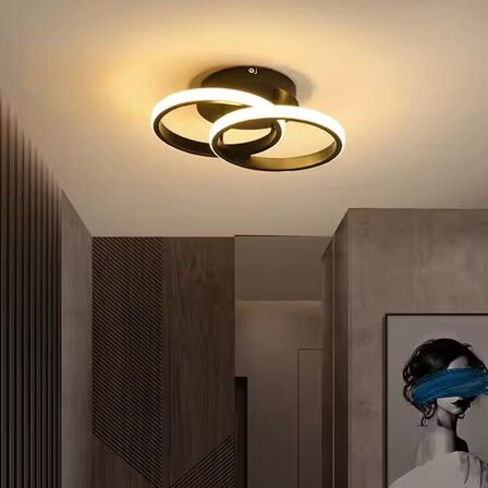 2 stk. Loftlampe LED ringformet 18W