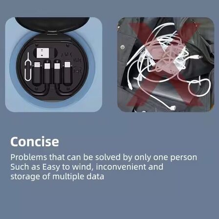 2 stk. Mobiltilbehørs-opladningssæt 6-i-1 – 60W – USB-C/Micro/USB