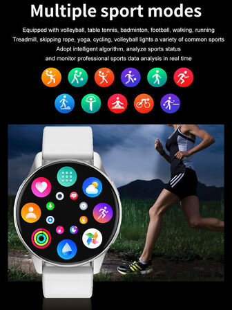 Smartwatch PRO – Pulsmåler, sportstilstande og magnetisk opladning