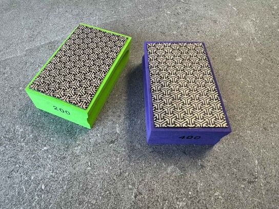 Diamantslibesten kornstørrelse 60-400 4-pak diamantpoleringsblokke - sten, marmor, beton